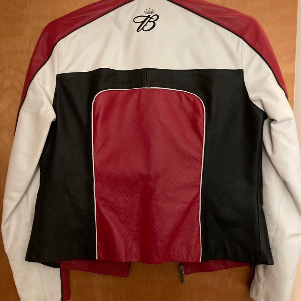 Wilsons Leather Red, White, and Black Jacket - Picture 10 of 11